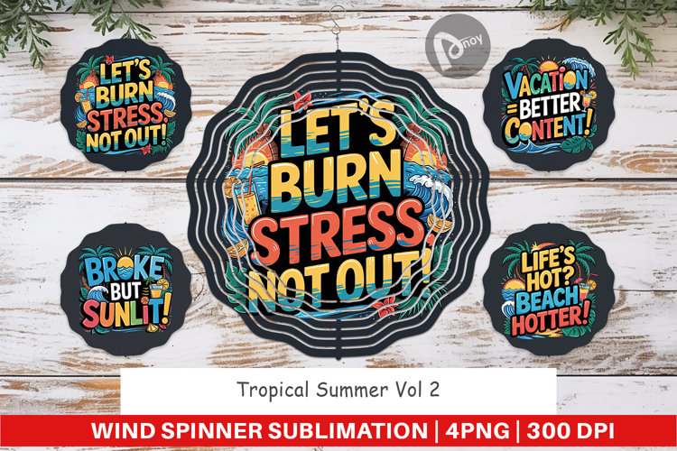 Wind Spinner Tropical Summer example image 1