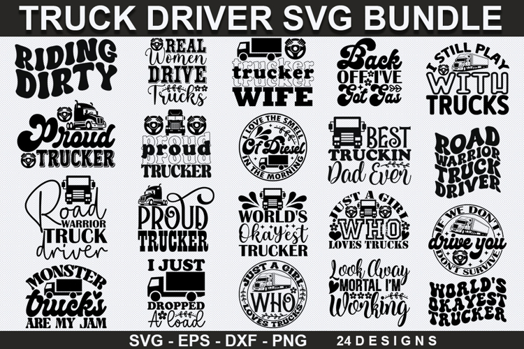 Semi truck svgs
