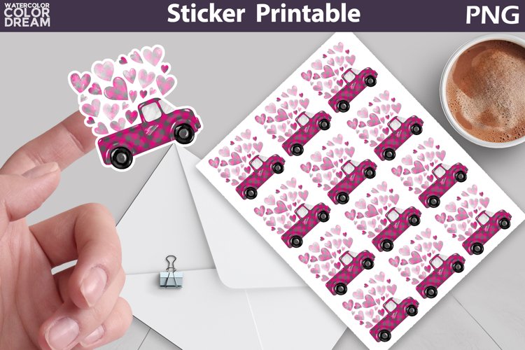 Vintage Truck Clipart Image 17