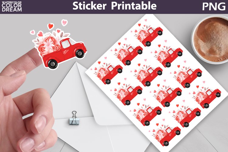 Vintage Truck Clipart Image 15