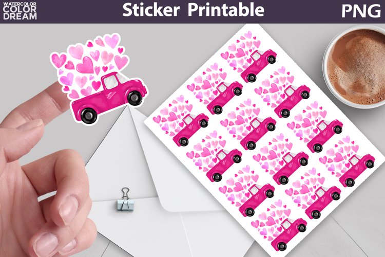 Vintage Truck Clipart Image 16