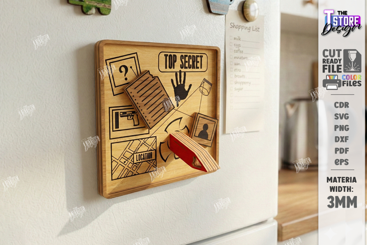 True Crime Laser Cut | Fridge Magnets | Horror & Mystery SVG