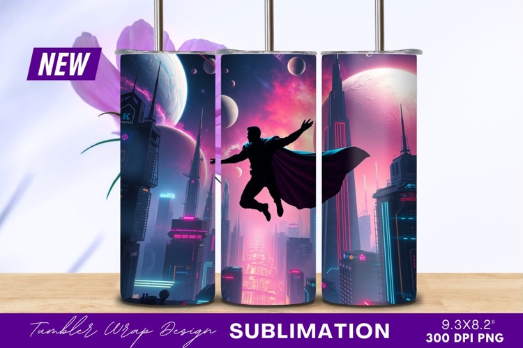 Flying Superhero Clipart Image 13