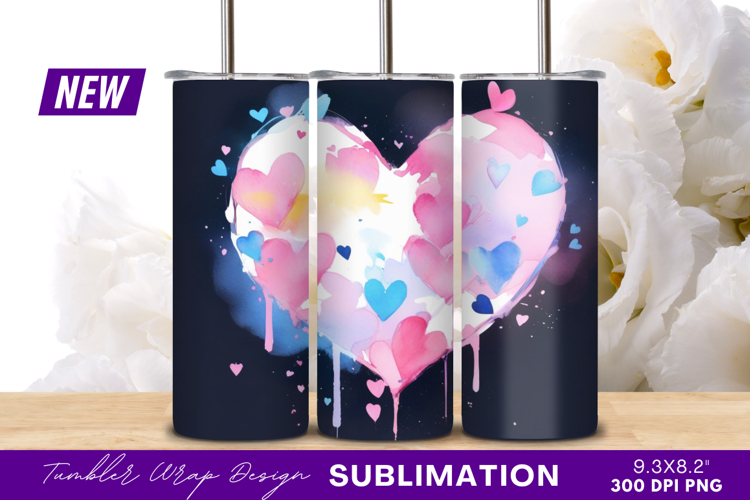 Blue Heart Clipart Image 12