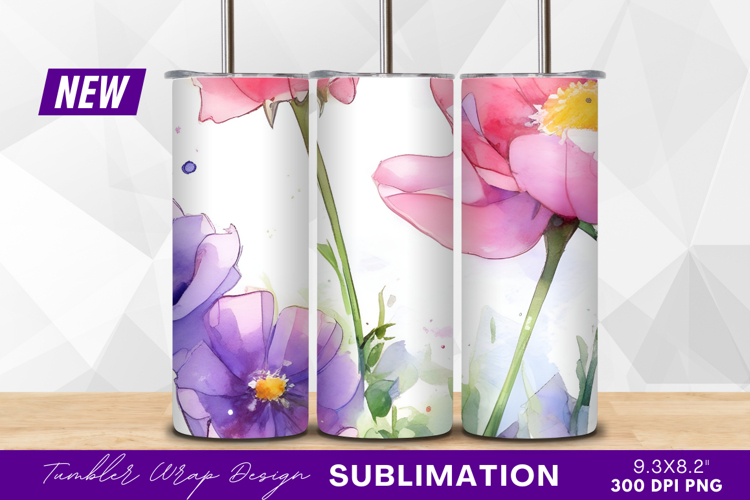 Purple Flower Clipart Image 2