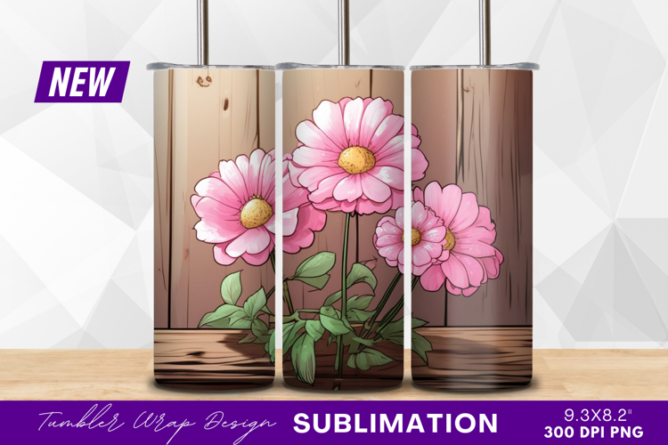 Pink Flowers Clipart Image 17