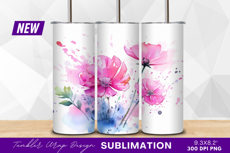 Pink Flowers Clipart Image 11