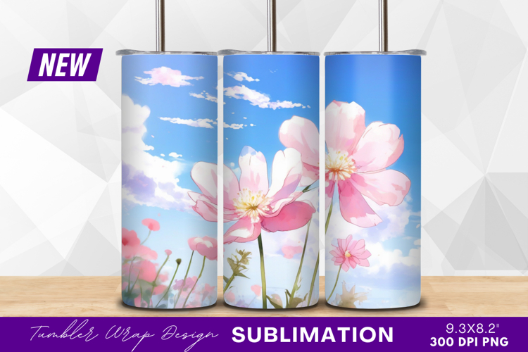 Pink Flowers Clipart Image 16