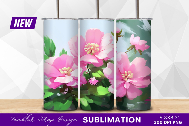 Pink Flowers Clipart Image 11