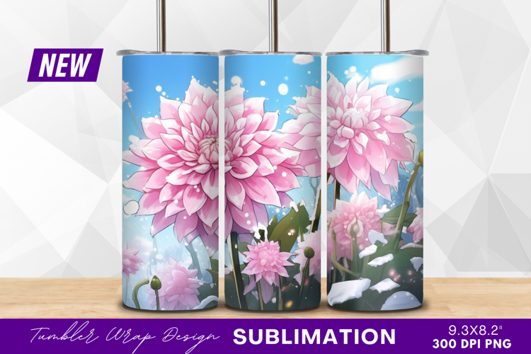 Pink Flowers Clipart Image 19