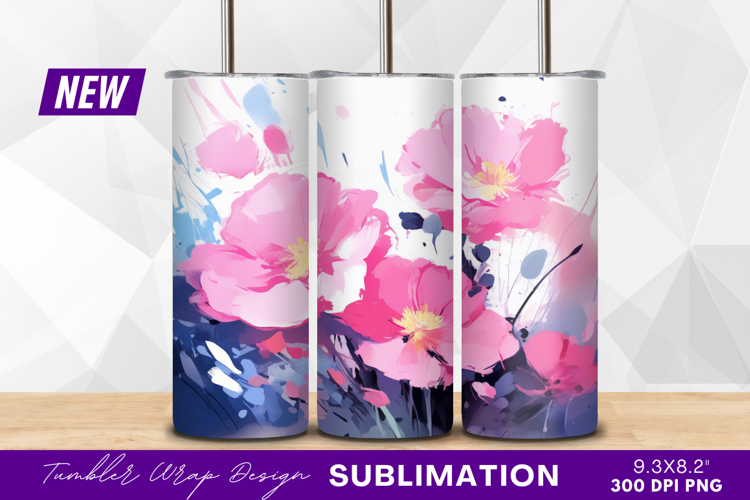 Pink Flowers Clipart Image 24