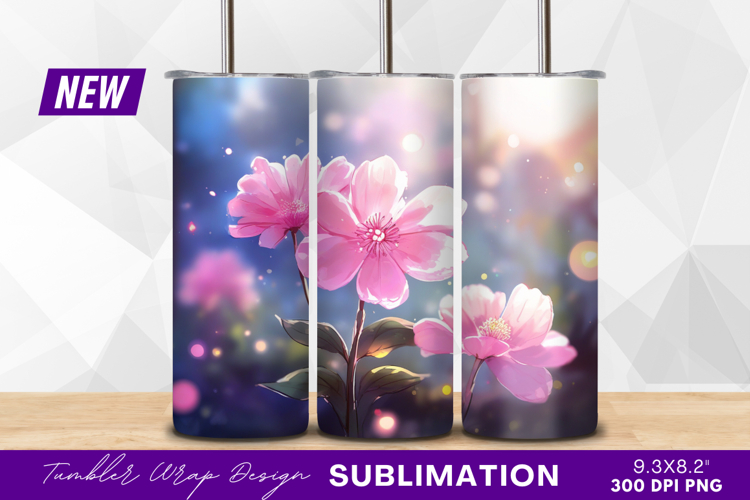 Pink Flowers Clipart Image 21