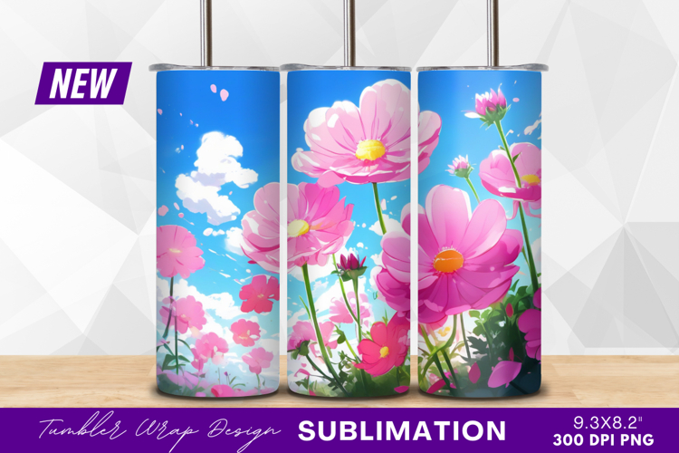 Pink Flowers Clipart Image 18