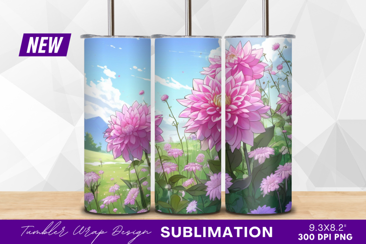 Pink Flowers Clipart Image 13