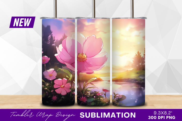 Pink Flowers Clipart Image 11