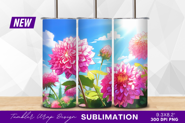 Pink Flowers Clipart Image 8