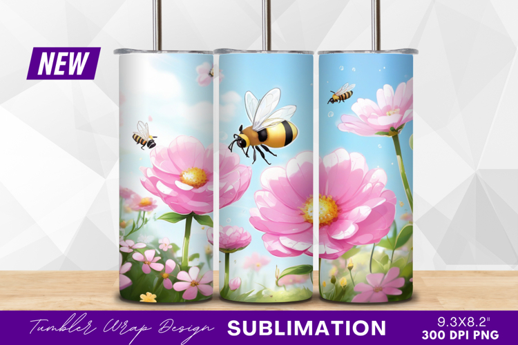 Flying Bee Clipart Image 12