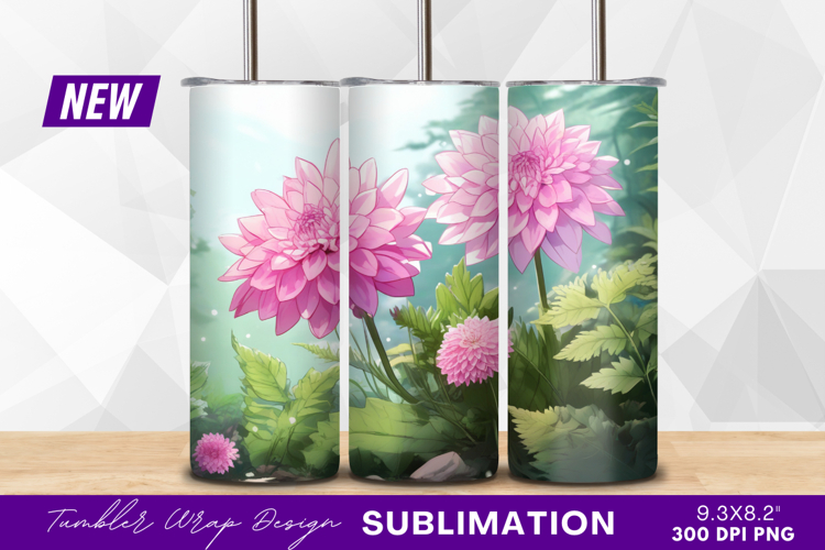 Pink Flowers Clipart Image 13