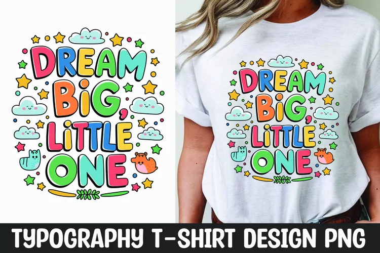 Kids quote t-shirt sublimation design