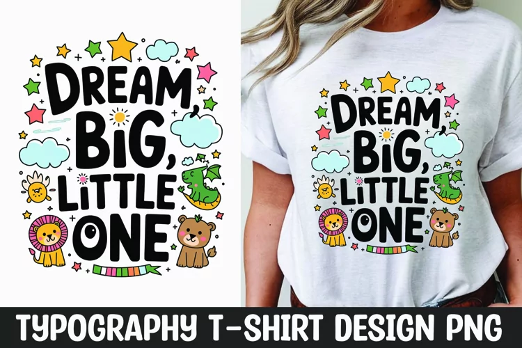 Kids quote t-shirt sublimation design