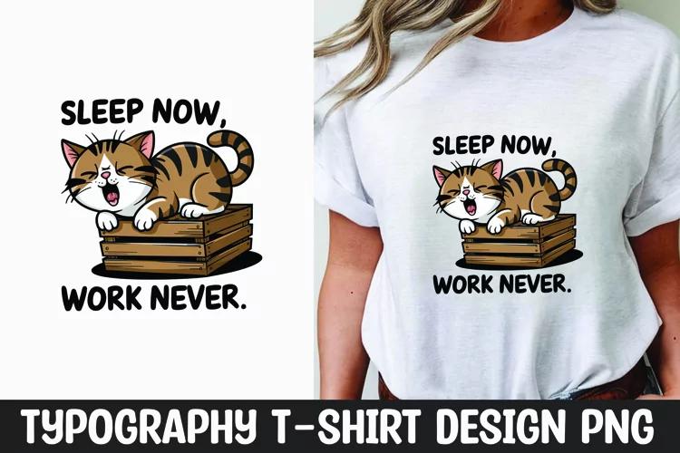 Sarcastic cat quote t-shirt sublimation design