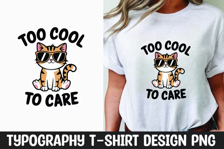 Sarcastic cat quote t-shirt sublimation design