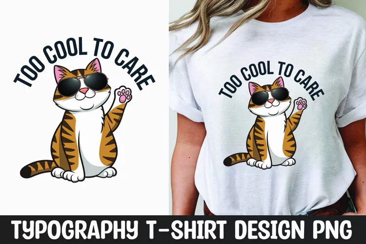 Sarcastic cat quote t-shirt sublimation design