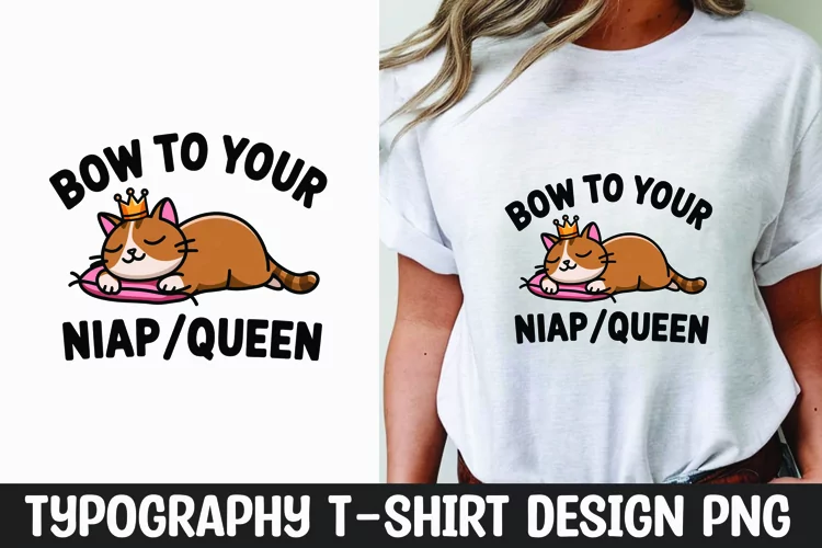 Sarcastic cat quote t-shirt sublimation design