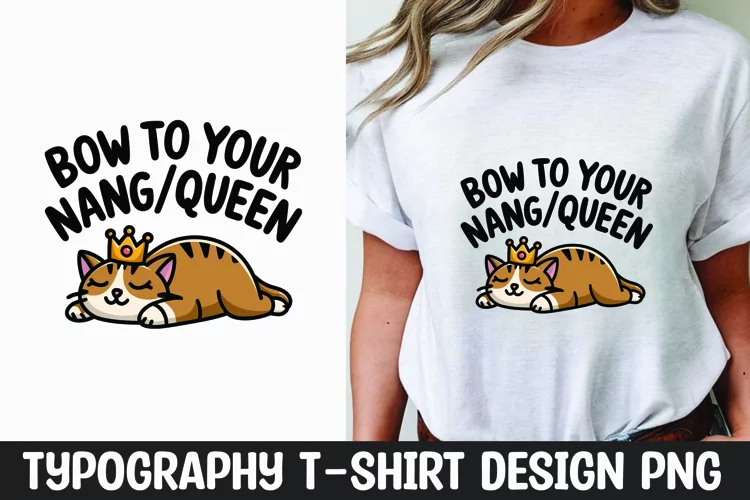 Sarcastic cat quote t-shirt sublimation design