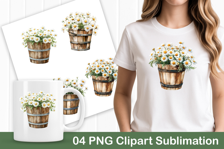 Daisy Flower Clipart Image 24