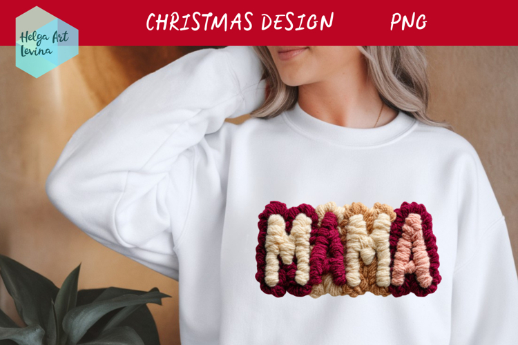 Latch Hook Yarn Christmas| Mama PNG