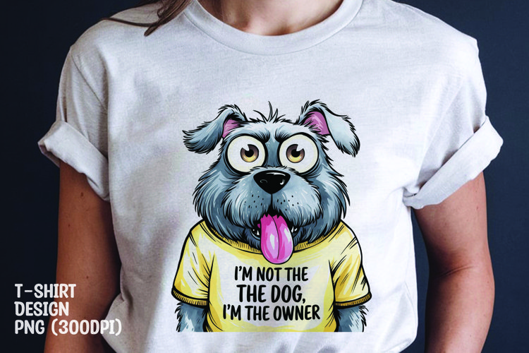 Dog sarcastic t-shirt sublimation png