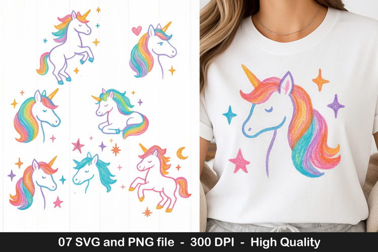 Unicorn svg, hand draw unicorn svg, unicorn clipart