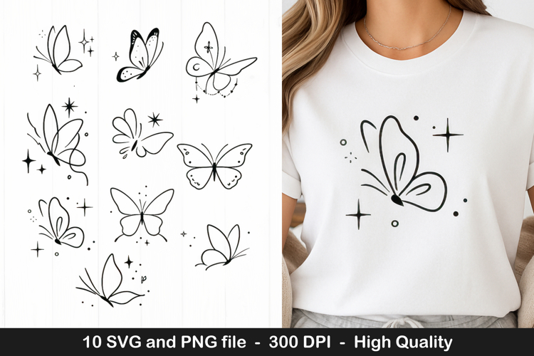 Butterfly svg, hand draw butterfly svg, butterfly clipart