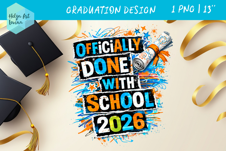 Graduation 2026 Quote Collage. Clipart PNG