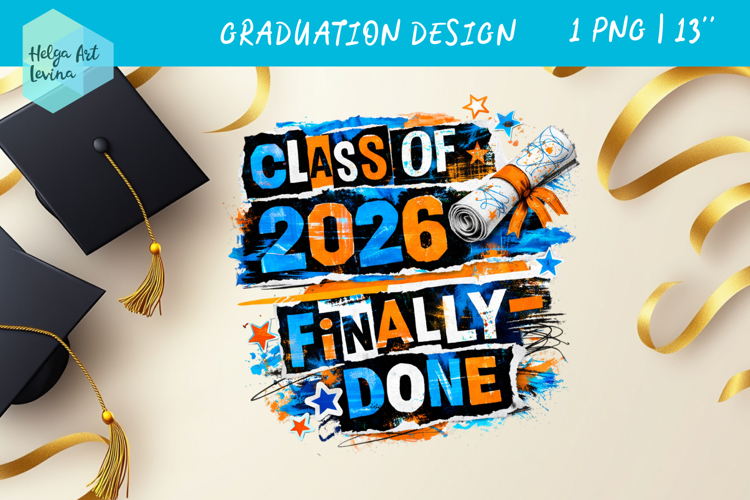 Graduation 2026 Quote Collage. Clipart PNG