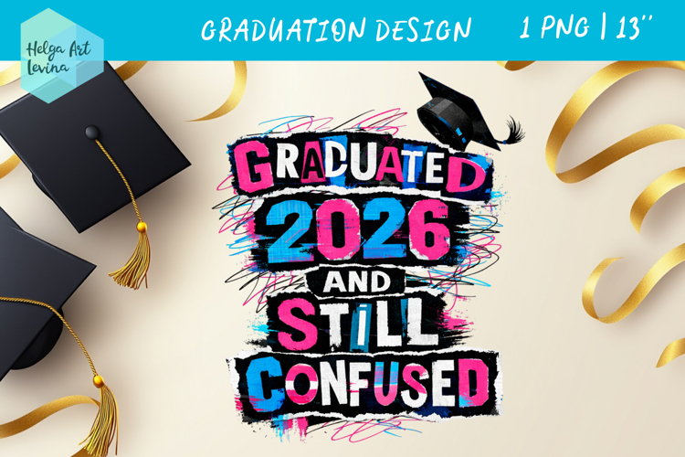 Graduation 2026 Quote Collage. Clipart PNG
