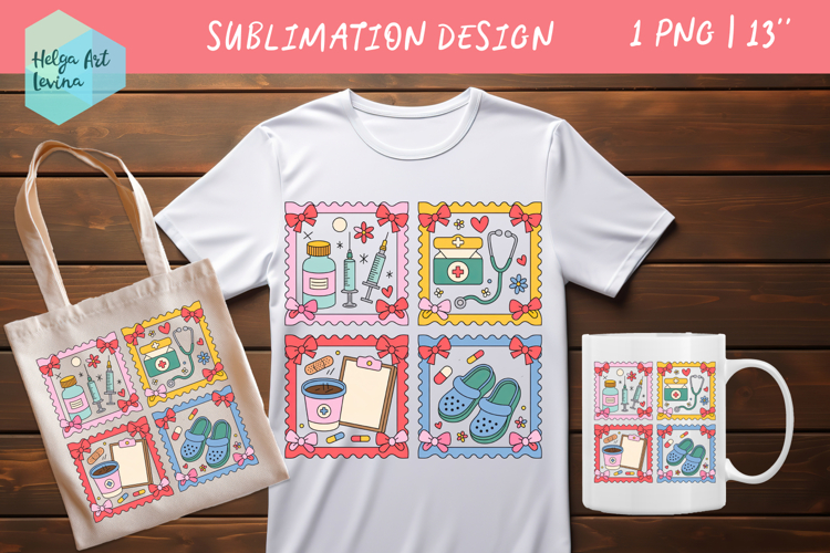 Clipart Nurse | Design sublimation