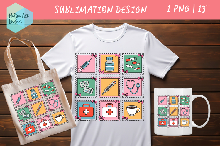 Clipart Nurse | Design sublimation