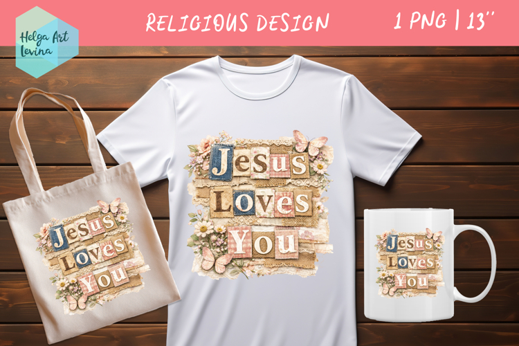 Religious Quote Collage. Clipart PNG