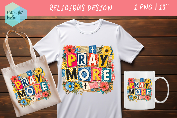 Religious Quote Collage. Clipart PNG