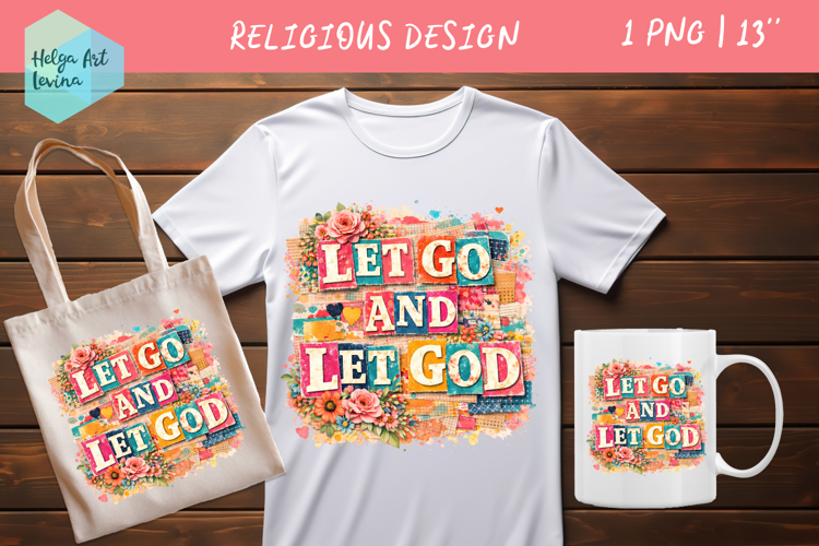 Religious Quote Collage. Clipart PNG