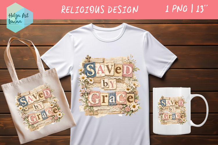 Religious Quote Collage. Clipart PNG