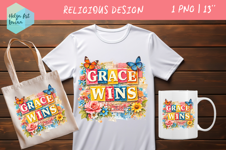 Religious Quote Collage. Clipart PNG