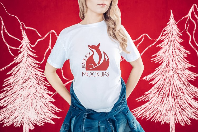 White Tshirt Mockup