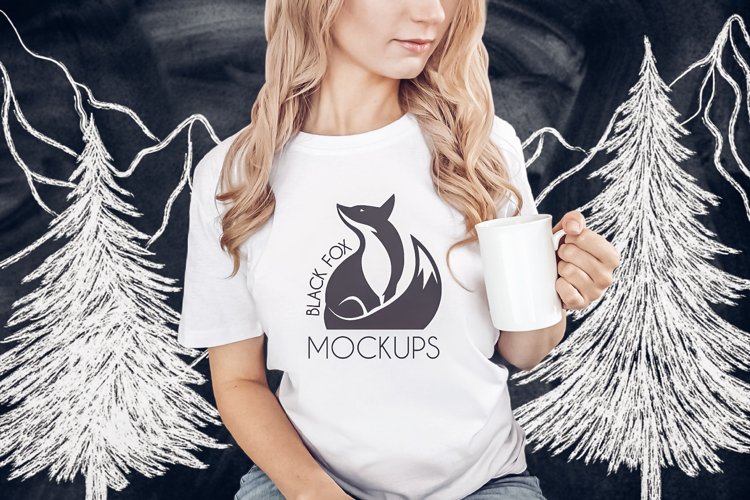 White Tshirt Mockup