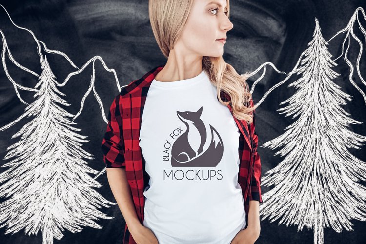 White Tshirt Mockup