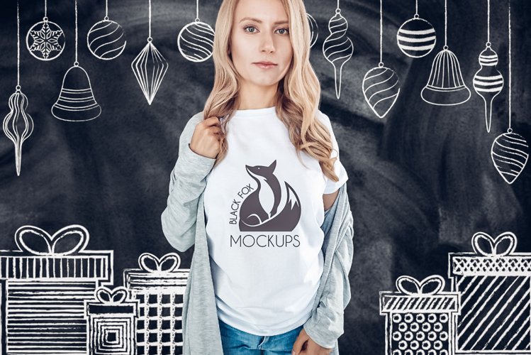White Tshirt Mockup Image 5