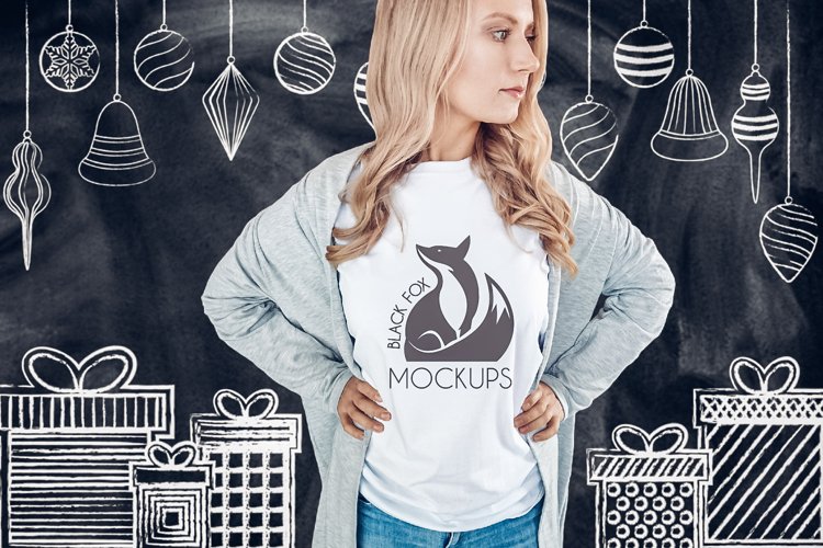 White Tshirt Mockup Image 2
