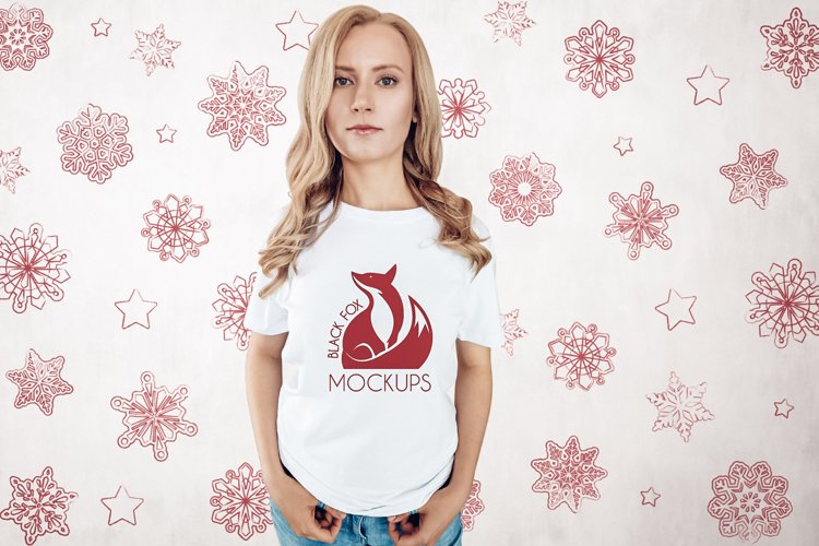 White Tshirt Mockup Image 10